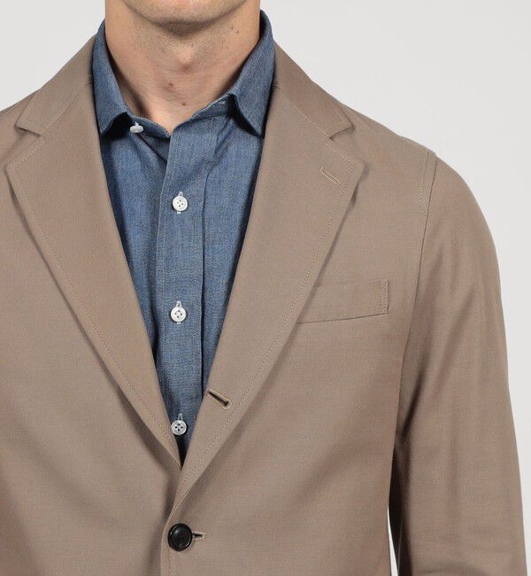 TOMORROWLAND MENS「コットンウール シングルブレステッド3Bジャケット SONDRIO」|テーラードジャケット|