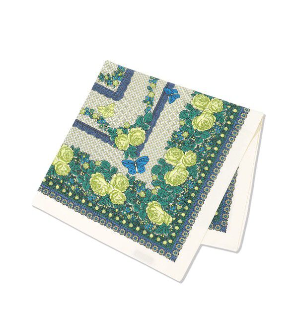 SOULEIADO「SOULEIADO コットンプリント バンダナ」|バンダナ・スカーフ|54 グリーン系