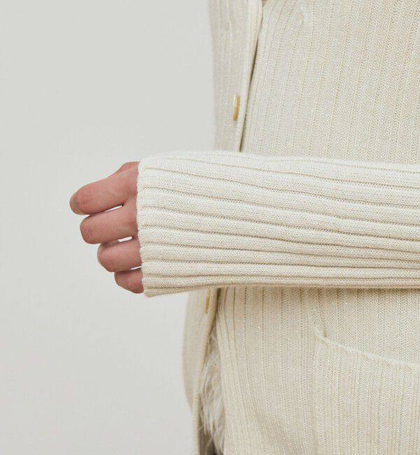 DES PRES「ウールリブ Vネックカーディガン」|カーディガン|