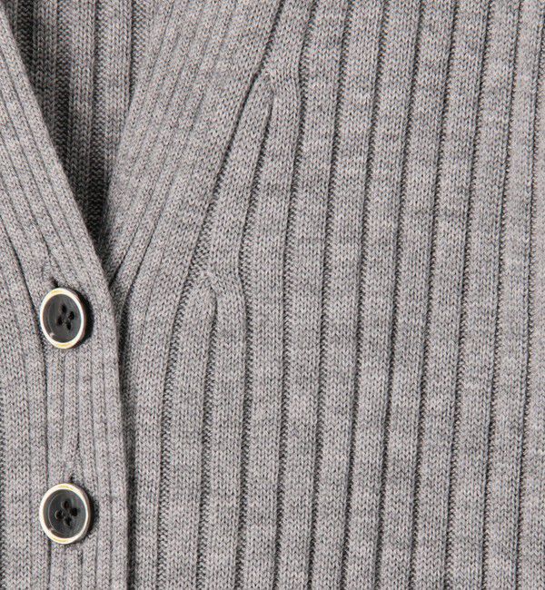 DES PRES「ウールリブ Vネックカーディガン」|カーディガン|