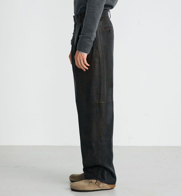 Edition「クラッシュレザー スラックス」|スラックス|