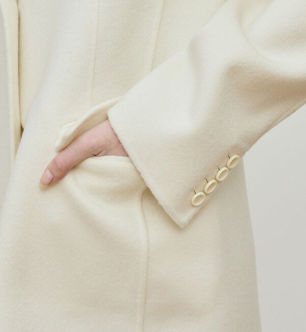 DES PRES「ダブルフェイスメルトンビーバー チェスターコート」|チェスターコート|