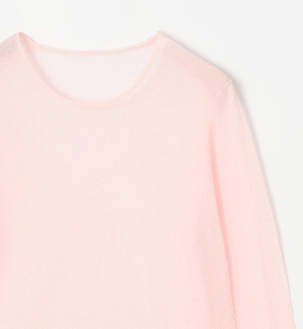 CABaN「コットンナイロンストレッチ シアークルーネックプルオーバー」|ニット・セーター|