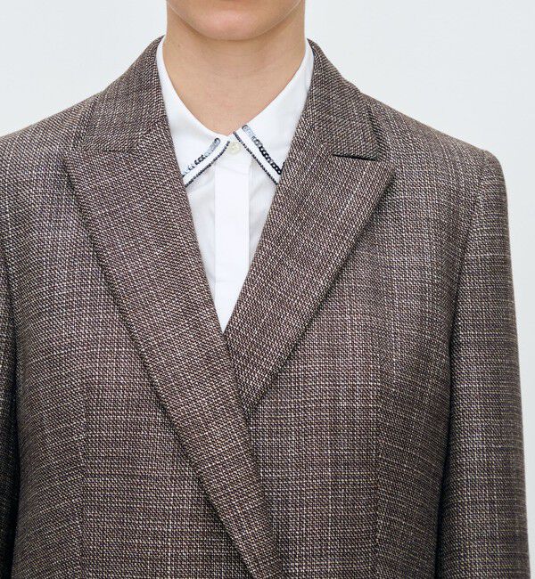 TOMORROWLAND collection「SILK AIR ERICA ダブルブレストジャケット」|テーラードジャケット|