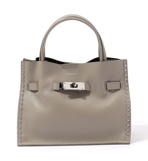 TOMORROWLAND GOODS「VIOLAd'ORO スタッズ S トートバッグ」|トートバッグ|43 トープ