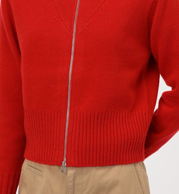 MACPHEE「NZ LAMBS ジップアップカーディガン」|カーディガン|
