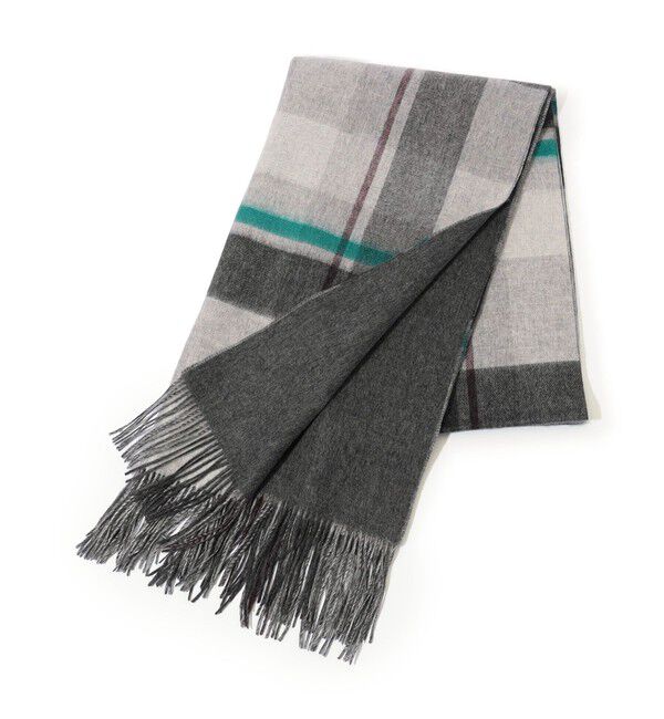 TOMORROWLAND GOODS「TOMORROWLAND カシミヤ ダブルフェイス チェックストール」|ストール|