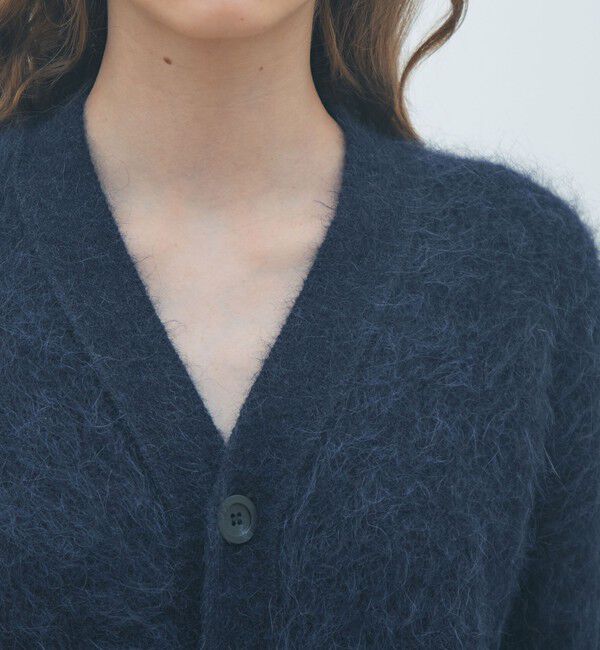 MACPHEE「シャギーアルパカ Vネックカーディガン」|カーディガン|