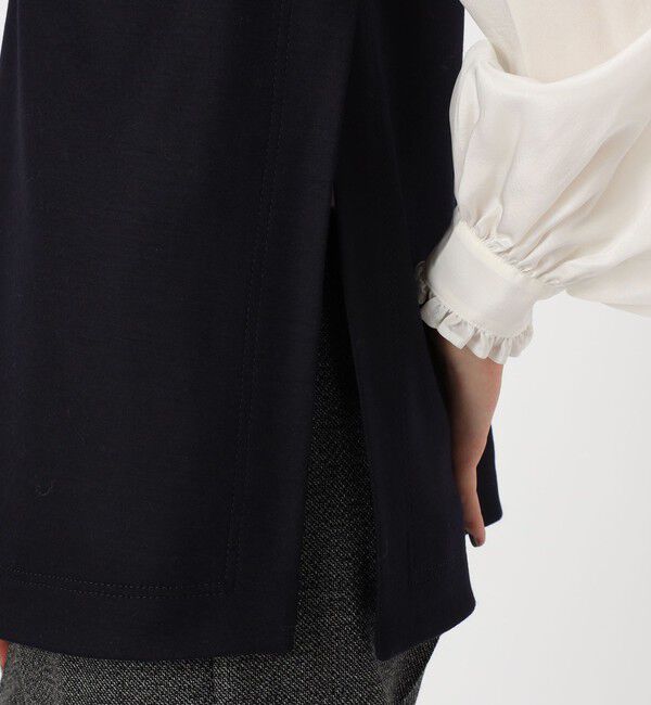 Ballsey「ウールスムース Vネックベスト」|ベスト・ジレ|