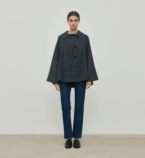 DES PRES「ライトウールニット ステンカラーコート」|ステンカラーコート|