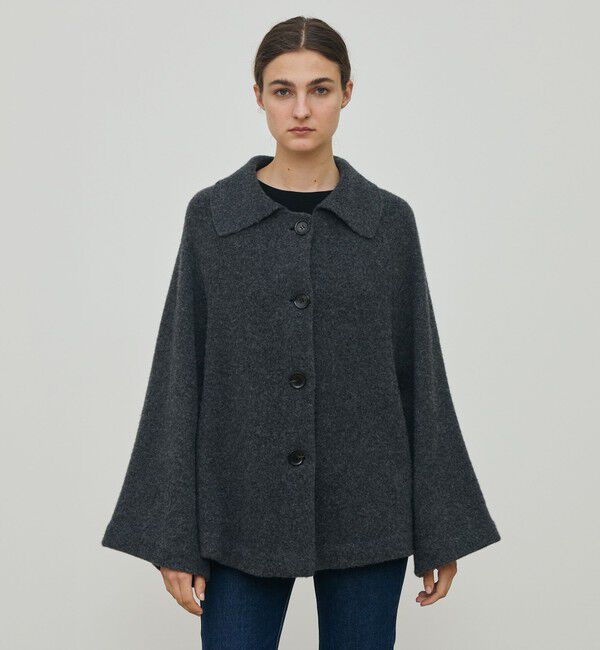 DES PRES「ライトウールニット ステンカラーコート」|ステンカラーコート|