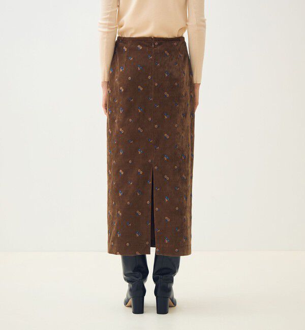 TOMORROWLAND collection「フルーロンベル Iラインスカート」|タイト|