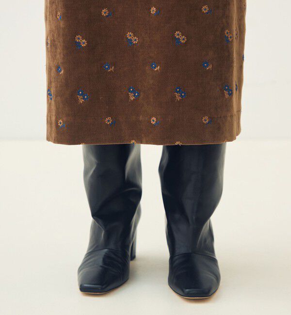 TOMORROWLAND collection「フルーロンベル Iラインスカート」|タイト|