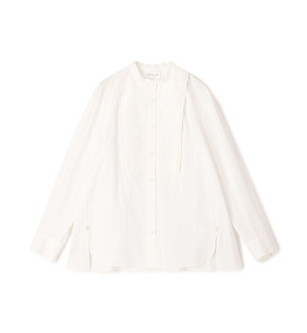 TOMORROWLAND collection「コンパクトブロード タックボザムブラウス」|シャツ・ブラウス|