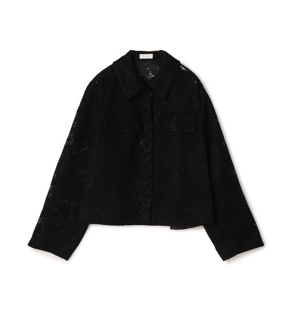 Ballsey「フラワーコードレース ステンカラーブルゾン」|ブルゾン・スタジャン|