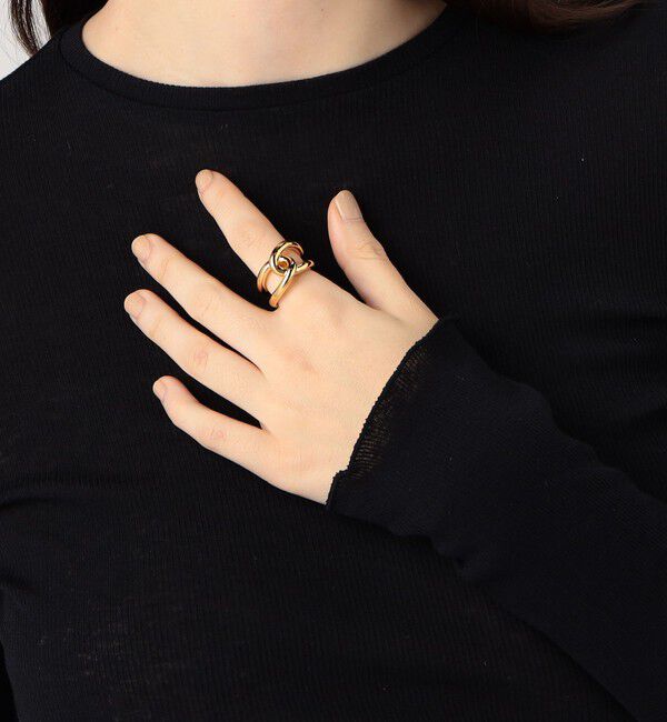 TOMORROWLAND GOODS「LIE STUDIO The Agnes ゴールドリング」|リング|