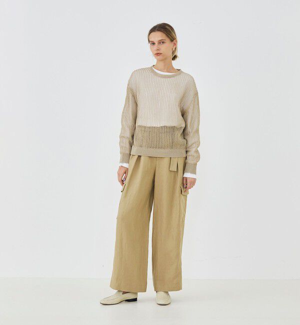 GALERIE VIE「ラミーツイル ベルテッドカーゴパンツ」|カーゴ|