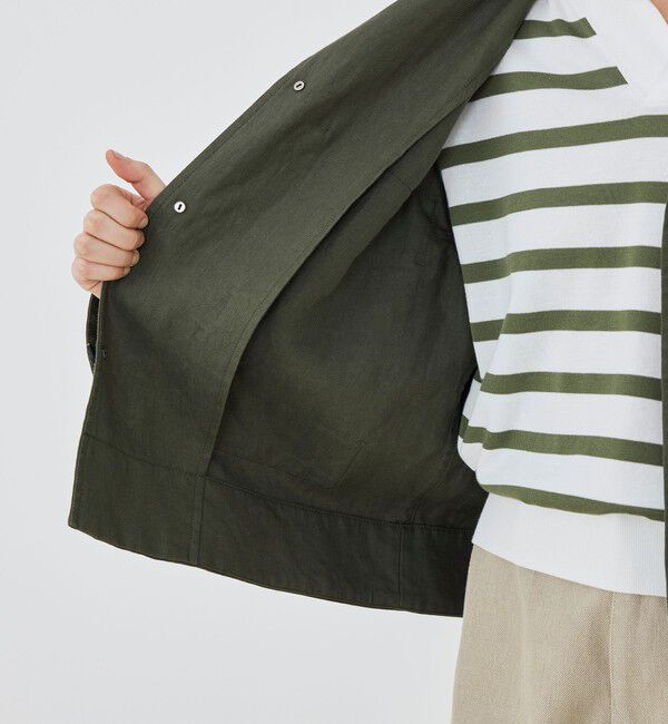 GALERIE VIE「ラミーツイル ミリタリーブルゾン」|ミリタリージャケット|