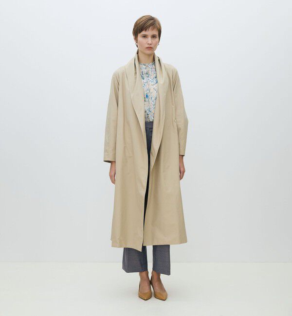 TOMORROWLAND collection「スムースクロス ベルテッドガウンコート」|その他|