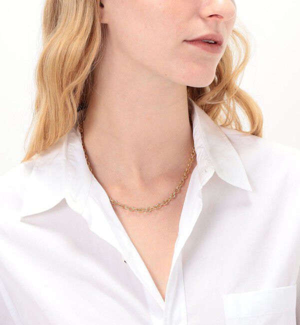 TOMORROWLAND GOODS「【別注】PHILIPPE AUDIBERT Stina laiton ゴールドネックレス」|ネックレス|