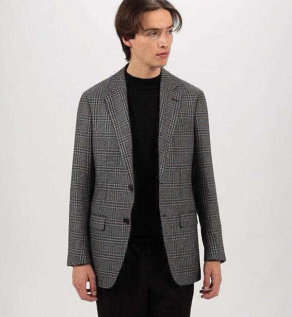 TOMORROWLAND MENS「シルクウール シングルブレステッド 2Bジャケット DI PRAY」|テーラードジャケット|