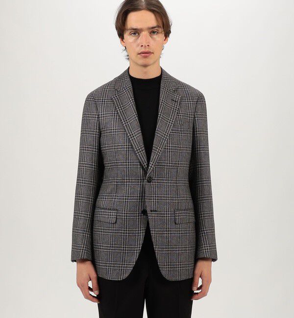 TOMORROWLAND MENS「シルクウール シングルブレステッド 2Bジャケット DI PRAY」|テーラードジャケット|