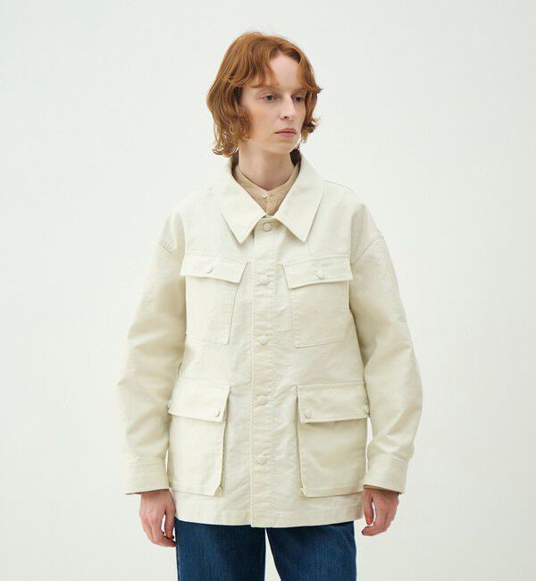 MACPHEE「ヘビーモールスキン ミリタリージャケット」|ミリタリージャケット|