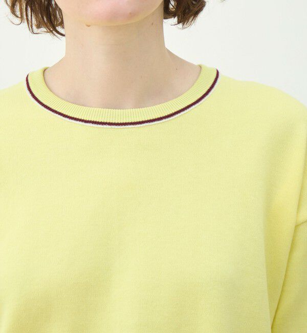 MACPHEE「ドライコットン クルーネックプルオーバー」|ニット・セーター|