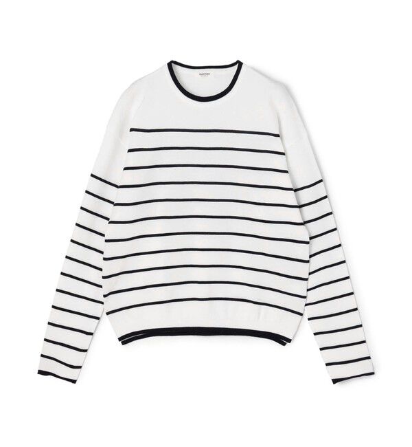 MACPHEE「ドライコットン クルーネックプルオーバー」|ニット・セーター|62 ホワイト系