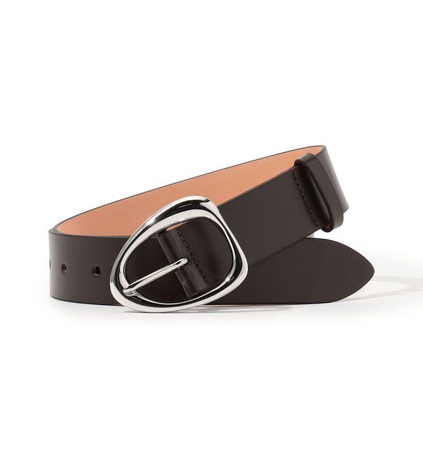 TOMORROWLAND GOODS「AMBOISE SOAVE OVAL ベルト」|ベルト|49 ダークブラウン