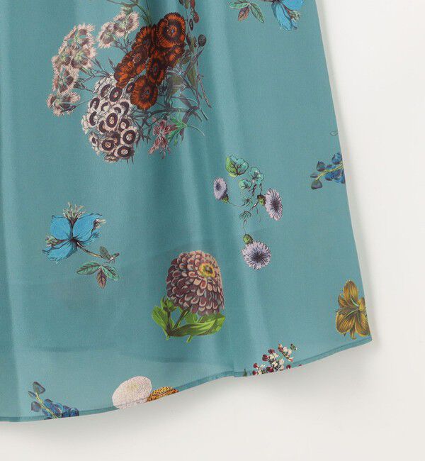 CABaN「シルク BOUQUETプリント キャミソールワンピース」|ワンピース|