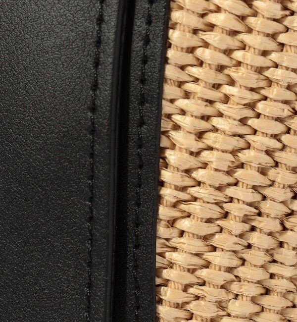 TOMORROWLAND GOODS「VIOLAd'ORO SANDRO ラフィア レザーコンビ ハンドバッグ」|ハンドバッグ|