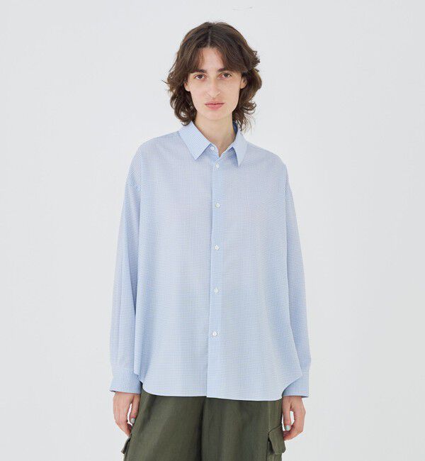 GALERIE VIE「プリムウール ワイドバランスシャツ」|シャツ・ブラウス|