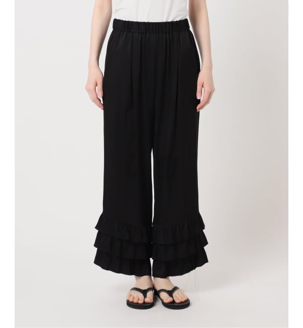  「《予約》TIERED CROPD SATIN パンツ」|その他|