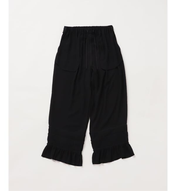  「《予約》TIERED CROPD SATIN パンツ」|その他|