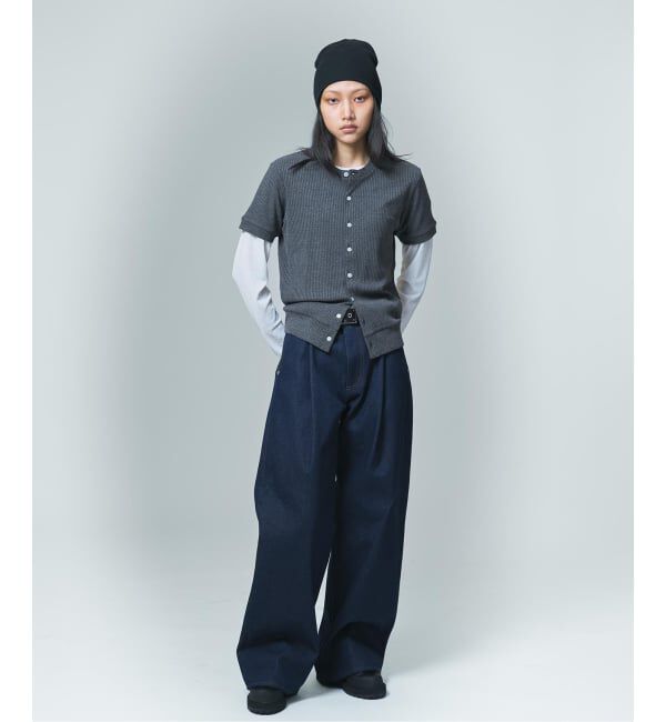 JOINT WORKS「NOCTO ARCHIVE/ノクト アーカイブ Collarless S/S  Cardigan」|カーディガン|