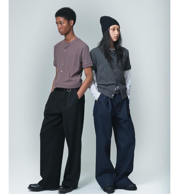 JOINT WORKS「NOCTO ARCHIVE/ノクト アーカイブ Collarless S/S  Cardigan」|カーディガン|