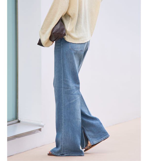 Plage「Healthy denim / ヘルシーデニム 別注 SLIT デニムパンツ」|デニム|