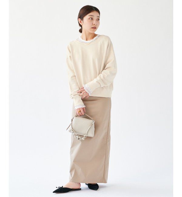 IENA「《追加》ピグメントスウェットプルオーバー」|スウェット・ジャージ|