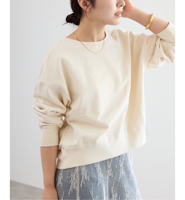 IENA「《追加》ピグメントスウェットプルオーバー」|スウェット・ジャージ|