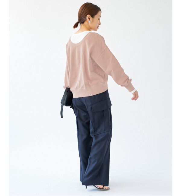 IENA「《追加》ピグメントスウェットプルオーバー」|スウェット・ジャージ|