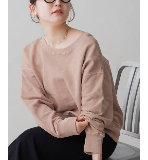 IENA「《追加》ピグメントスウェットプルオーバー」|スウェット・ジャージ|