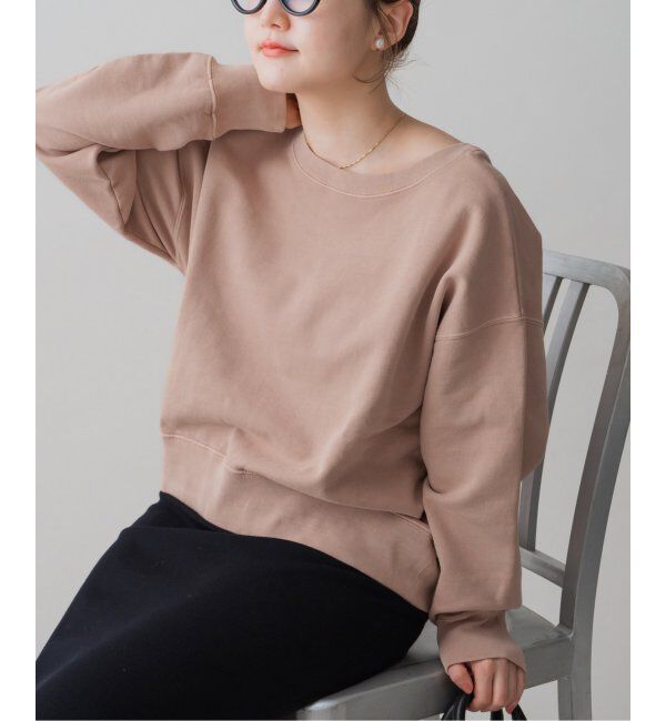 IENA「《追加》ピグメントスウェットプルオーバー」|スウェット・ジャージ|