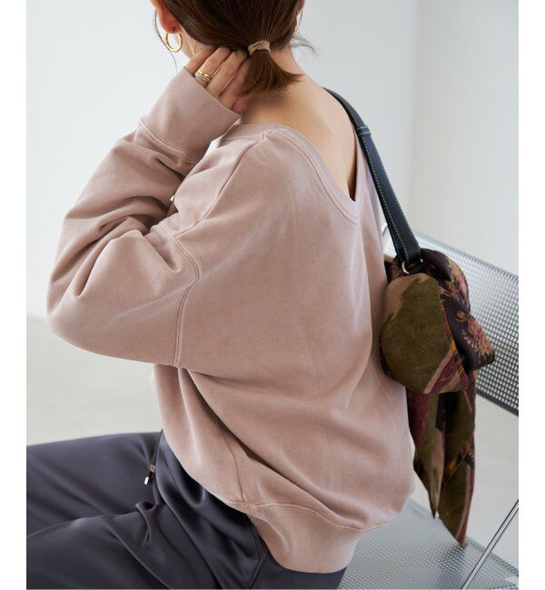 IENA「《追加》ピグメントスウェットプルオーバー」|スウェット・ジャージ|