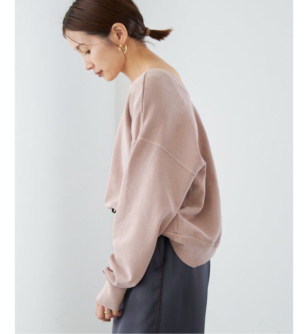 IENA「《追加》ピグメントスウェットプルオーバー」|スウェット・ジャージ|