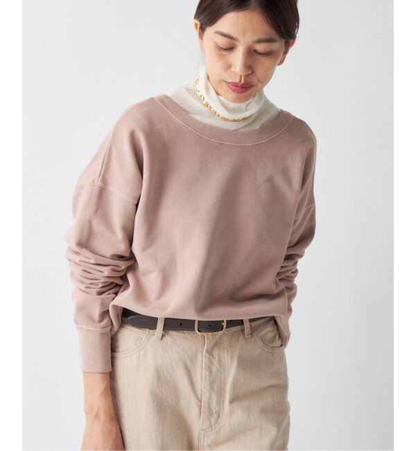 IENA「《追加》ピグメントスウェットプルオーバー」|スウェット・ジャージ|