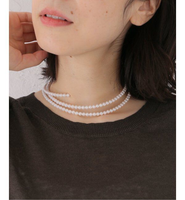 IENA「Pearl International CO/11.5.90 serpent ネックレス」|ネックレス|