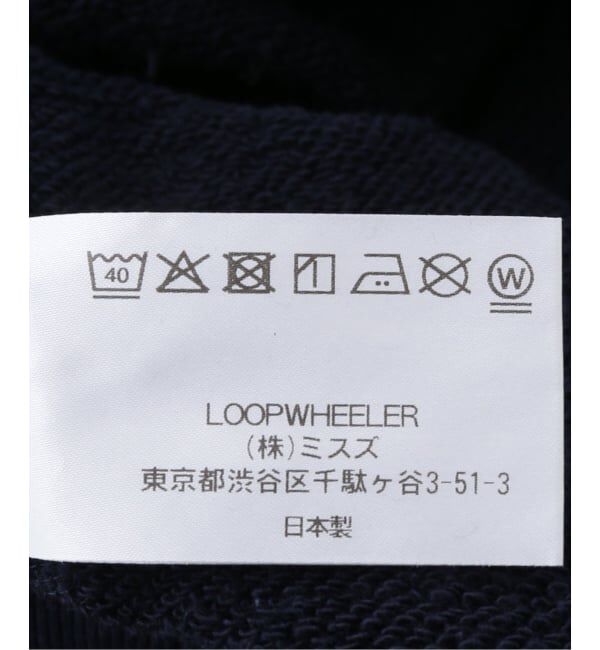 IENA「LOOPWHEELER for LOWERCASE 別注 C/N SWEAT/スウェット」|スウェット・ジャージ|