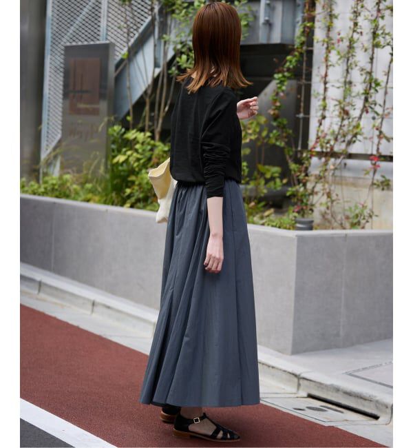 SLOBE IENA「シアー天竺クルーネックロンTEE」|Tシャツ・カットソー|