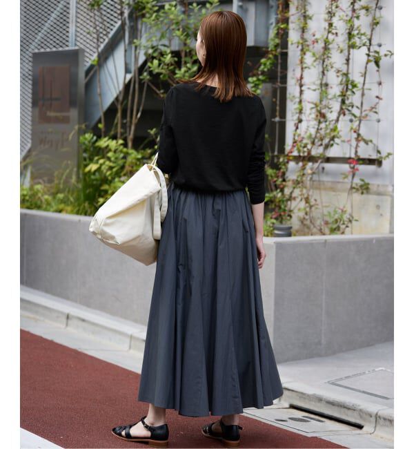 SLOBE IENA「シアー天竺クルーネックロンTEE」|Tシャツ・カットソー|